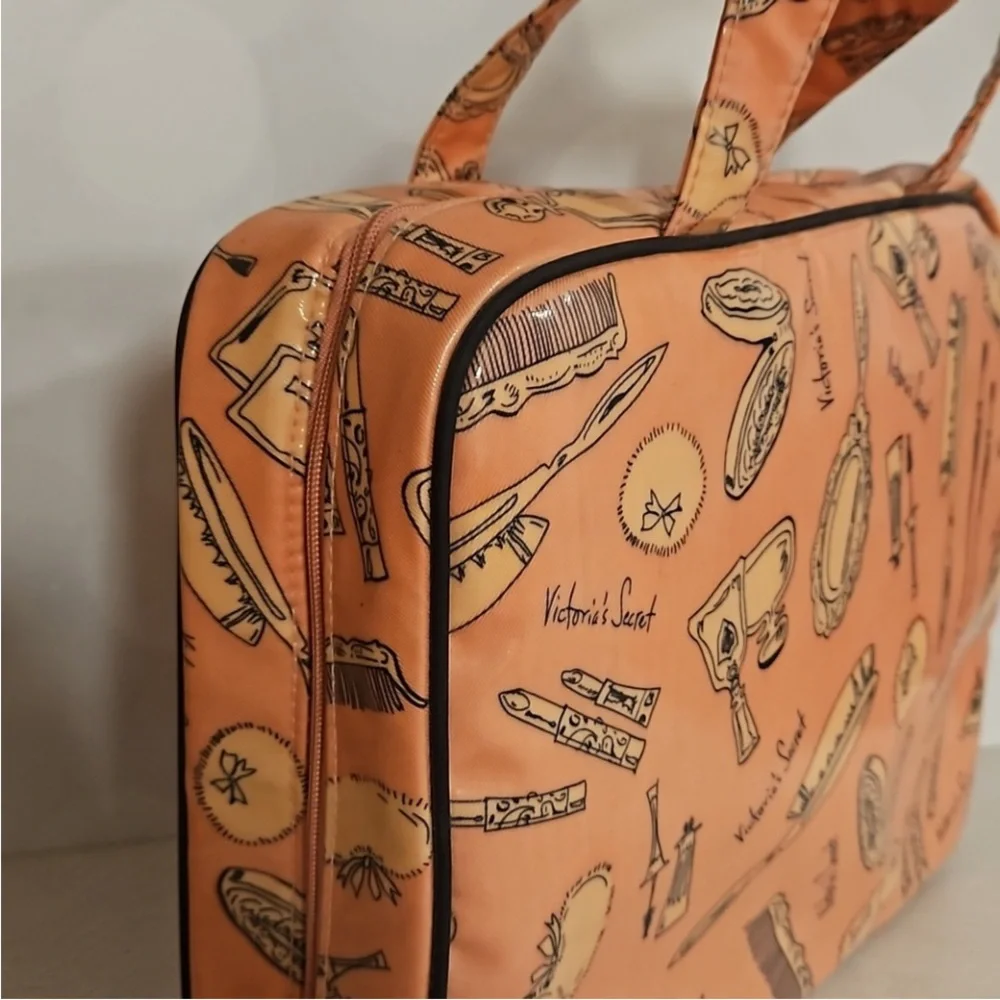 Vintage VICTORIA’S SECRET Cosmetic Travel Bag MAKEUP CASE
